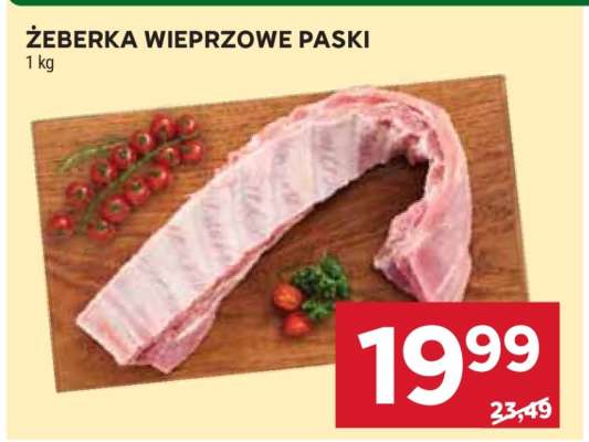 Żeberka wieprzowe paski