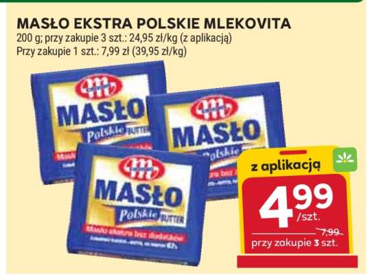 Masło ekstra POLSKIE MLEKOVITA