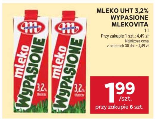 Mleko UHT 3,2% Wypasione Mlekovita