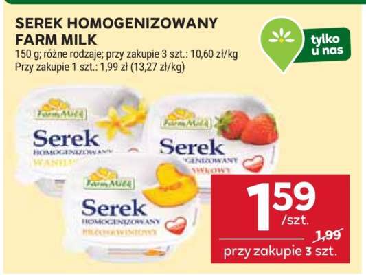 Serek homogenizowany Farm Milk