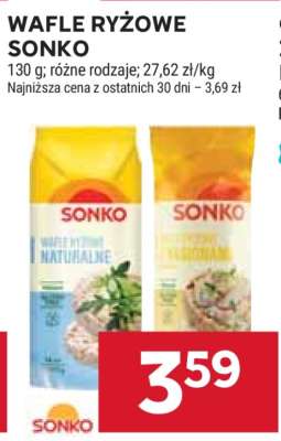 Wafle ryżowe Sonko