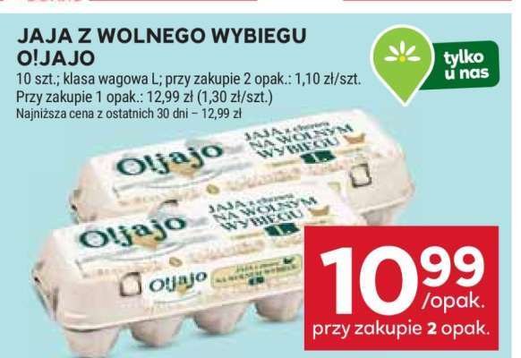 Jaja z wolnego wybiegu O!jajo