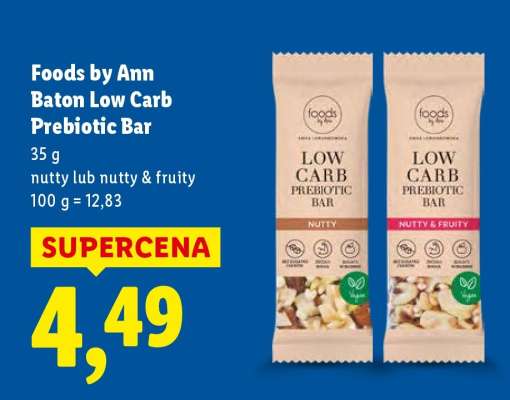 Foods by Ann Baton Low Carb Prebiotic Bar