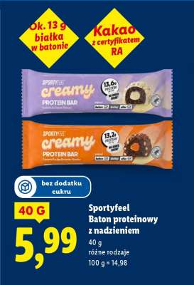 Sportyfeel Baton proteinowy z nadzieniem