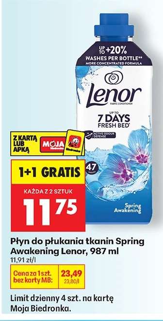 Płyn do płukania tkanin Spring Awakening Lenor, 987 ml