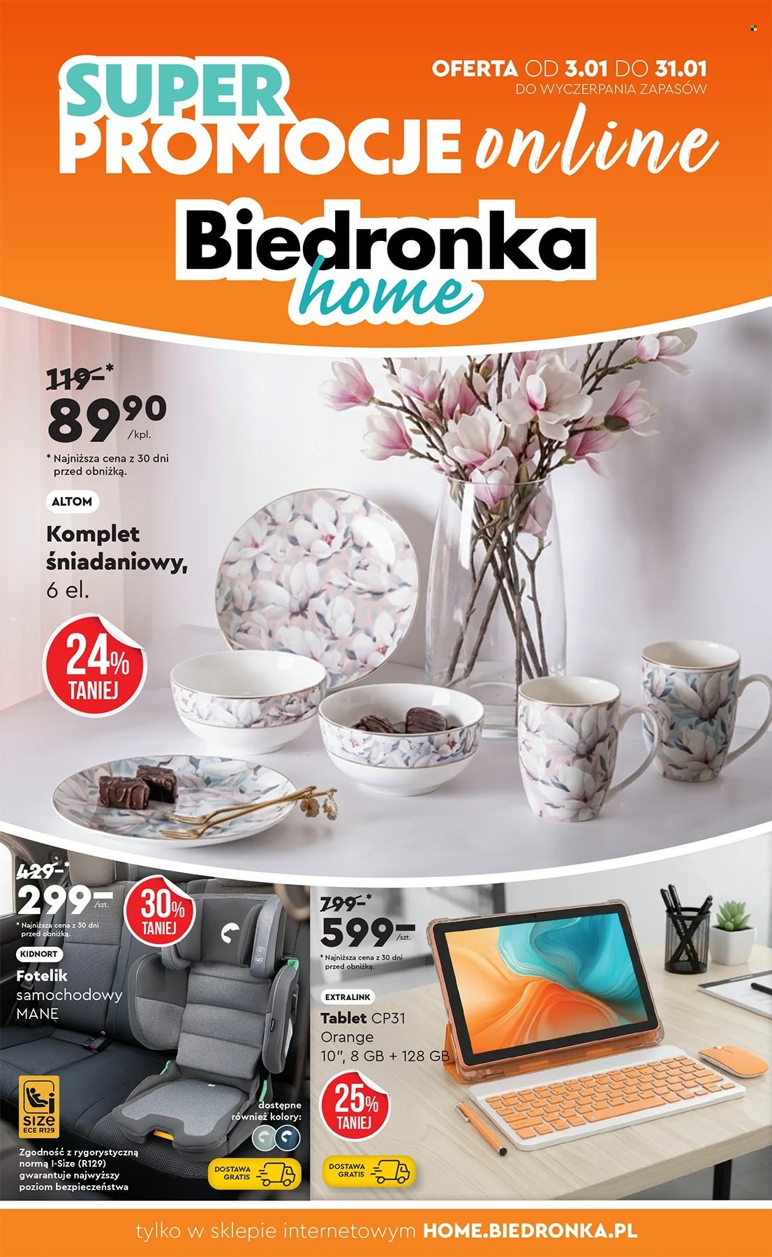 Gazetka Biedronka - 3.01.2026 - 31.01.2026. Strona 1