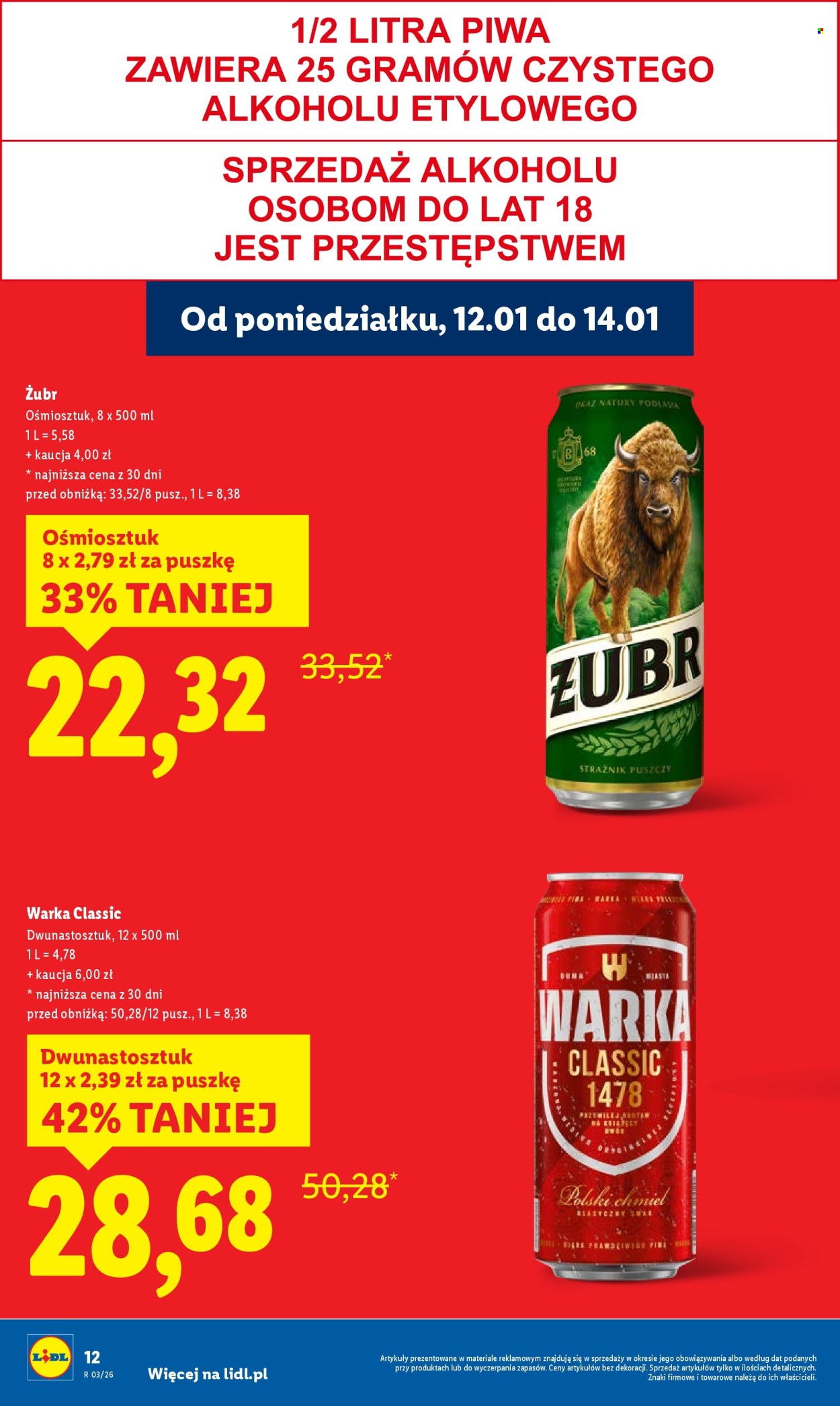 Gazetka Lidl - 12.01.2026 - 14.01.2026. Strona 12