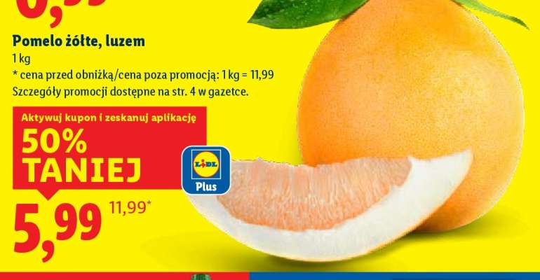 Pomelo żółte, luzem