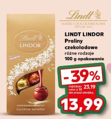 LINDT LINDOR Praliny czekoladowe