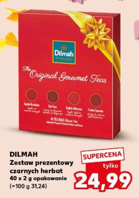 DILMAH Zestaw prezentowy czarnych herbat 40 x 2 g opakowanie