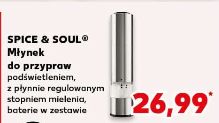 SPICE & SOUL® Młynek do przypraw