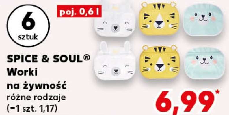 SPICE & SOUL® Worki na żywność