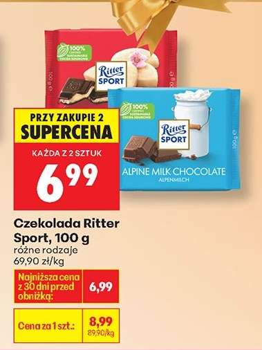 CZEKOLADA RITTER SPORT 100 G