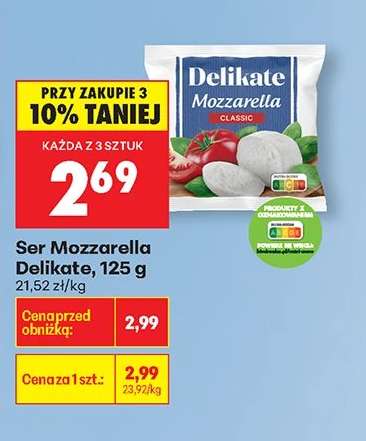 Ser Mozzarella Delikate 125 g