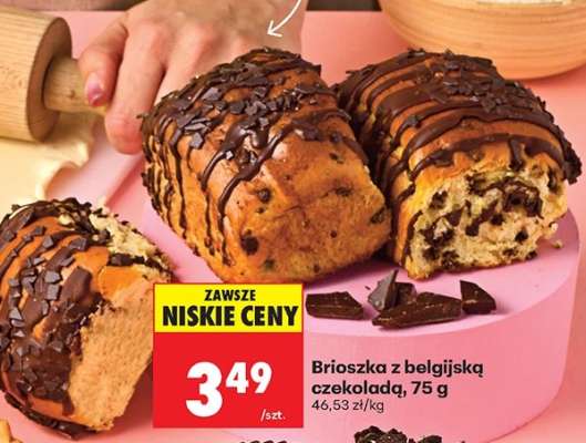 Brioszka z belgijską czekoladą, 75 g