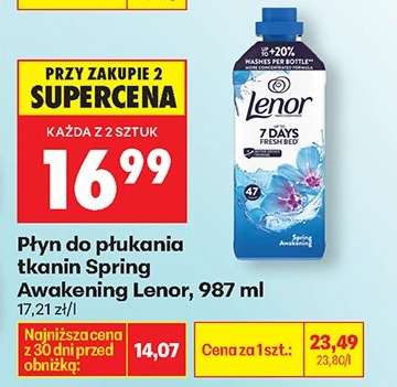 Płyn do płukania tkanin Spring Awakening Lenor, 987 ml