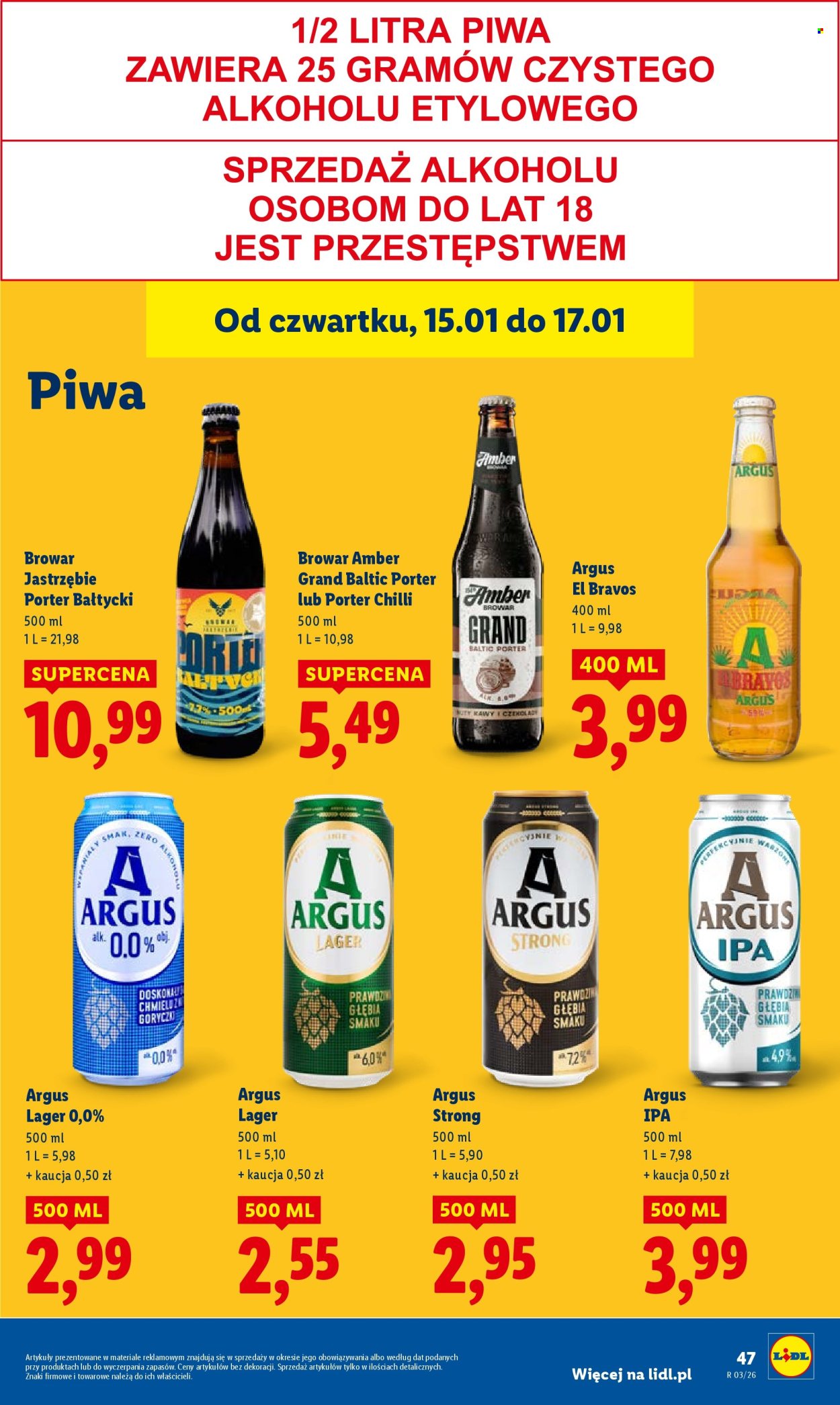 Gazetka Lidl - 15.01.2026 - 17.01.2026. Strona 47