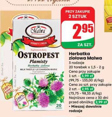 Herbatka ziołowa Malwa