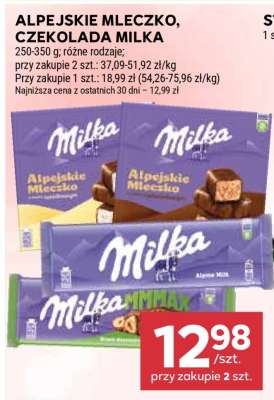Alpejskie Mleczko, czekolada MILKA