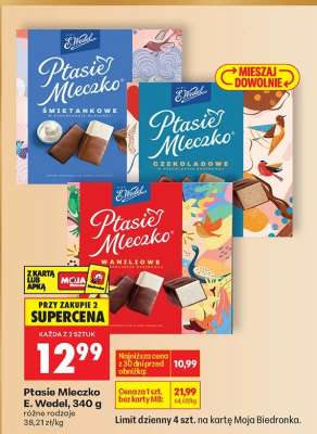 PTASIE MLECZKO E.WEDEL, 340 G