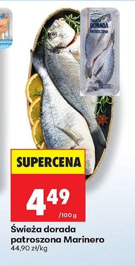 Świeża dorada patroszona Marinero