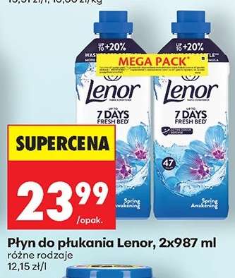 Płyn do płukania Lenor, 2x987 ml