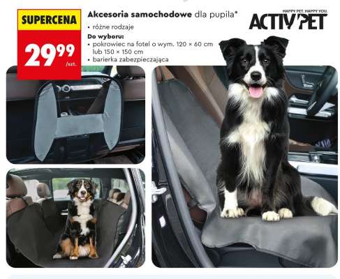 Akcesoria samochodowe dla pupila