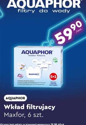 Wkład filtrujący Maxfor, 6 szt.