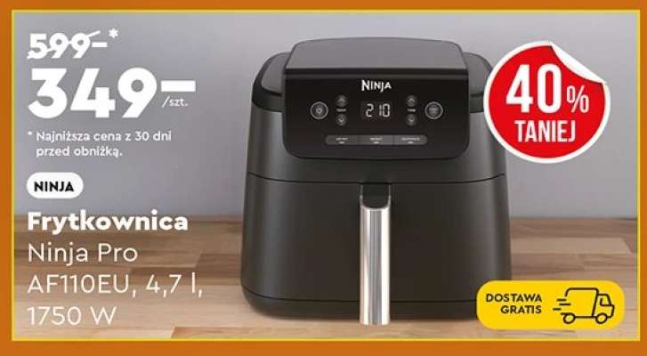 Frytkownica Ninja Pro AF110EU, 4,7 l, 1750 W