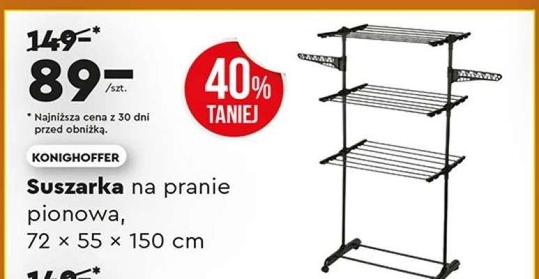 Suszarka na pranie pionowa