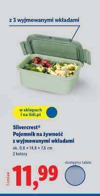 Silvercrest® Pojemnik na żywność z wyjmowanymi wkładami