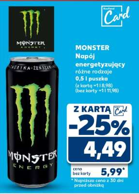 MONSTER Napój energetyzujący