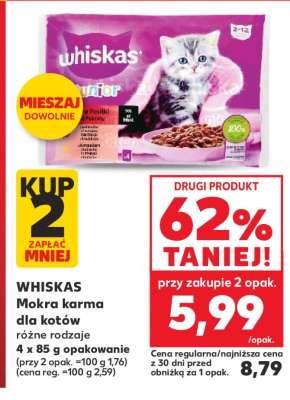 WHISKAS Mokra karma dla kotów