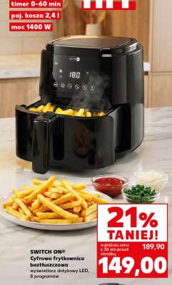 SWITCH ON® Cyfrowa frytkownica beztłuszczowa