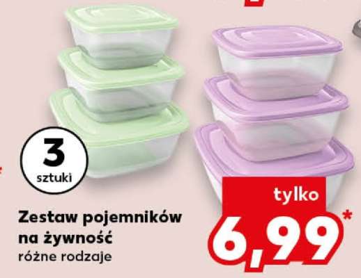 Zestaw pojemników na żywność