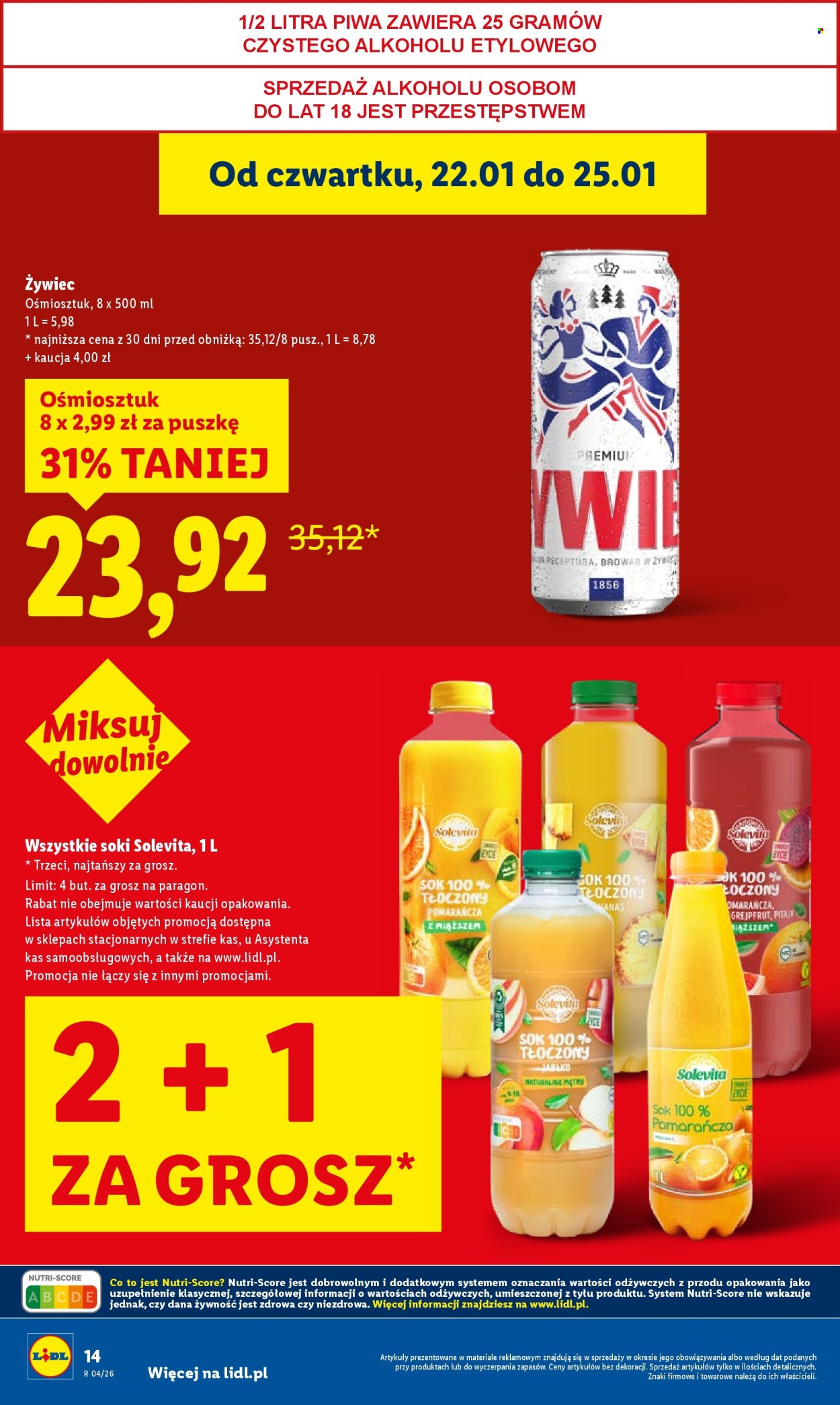 Gazetka Lidl - 22.01.2026 - 25.01.2026. Strona 14