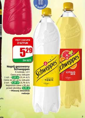Napój gazowany Schweppes