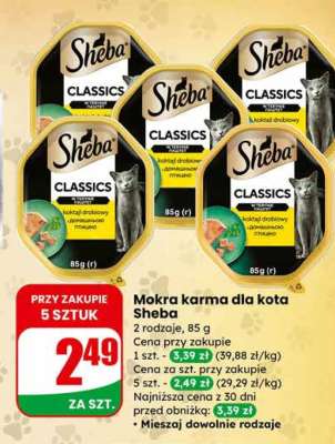 Mokra karma dla kota Sheba