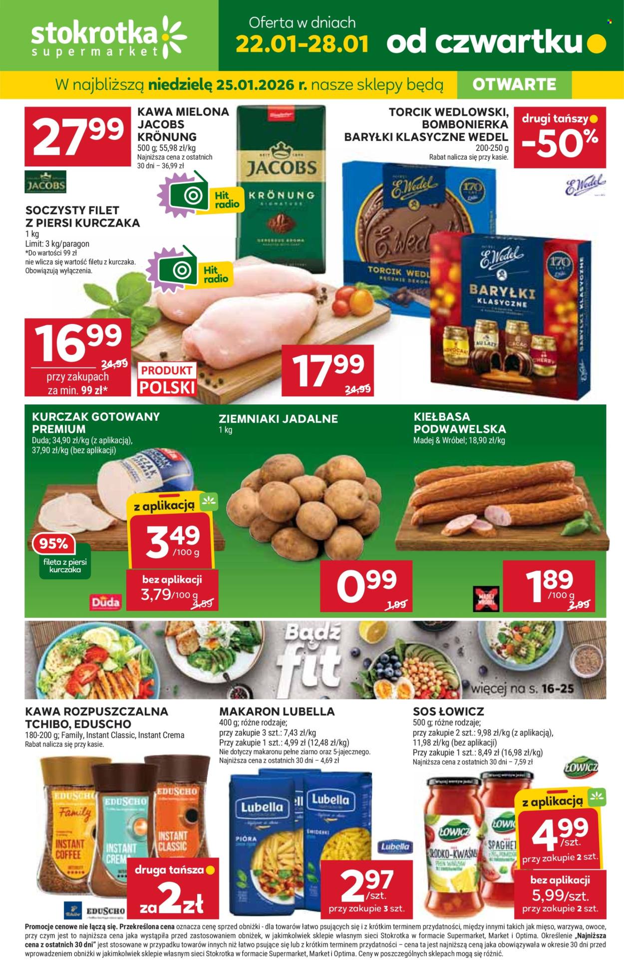 Gazetka Stokrotka Supermarket - 22.01.2026 - 28.01.2026. Strona 1