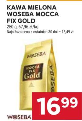 Kawa mielona WOSEBA MOCCA FIX GOLD
