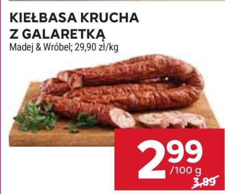 Kiełbasa krucha z galaretką
