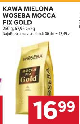 Kawa mielona WOSEBA MOCCA FIX GOLD
