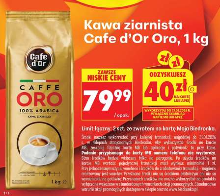 Cafe d’Or Oro, 1 kg