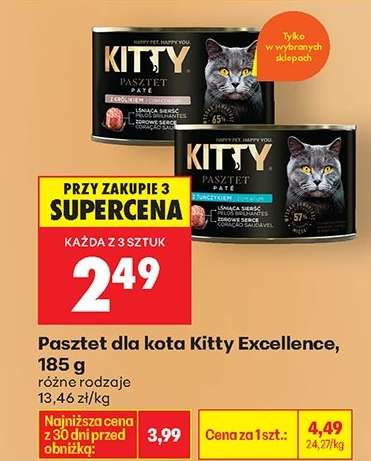 Pasztet dla kota Kitty Excellence, 185 g