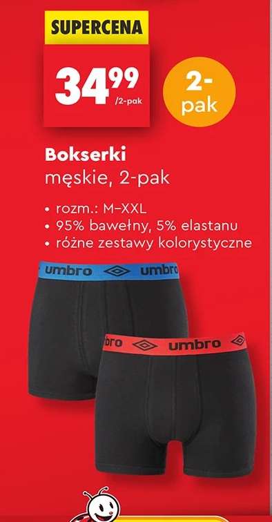Bokserki męskie , 2 pak