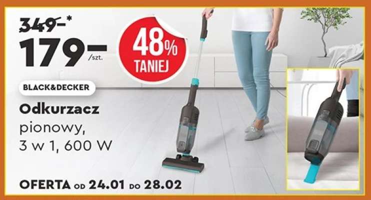 Odkurzacz pionowy 3 w 1, 600 W