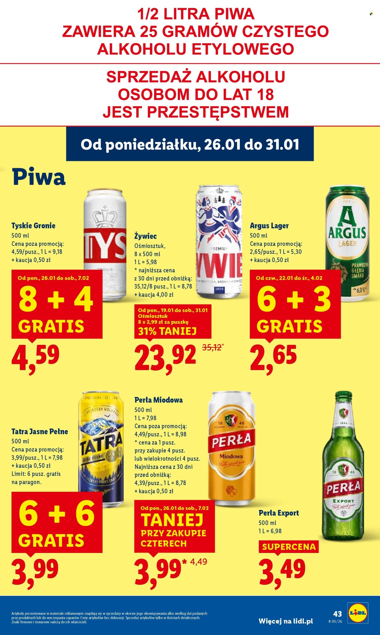 Gazetka Lidl - 26.01.2026 - 28.01.2026. Strona 43