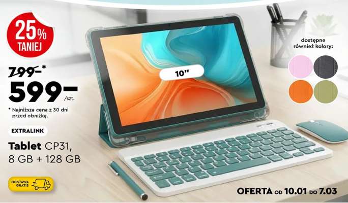 Tablet CP31, 8 GB + 128 GB