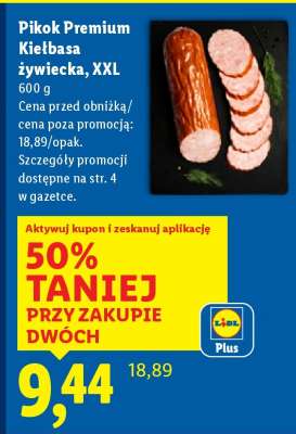 PIKOK PREMIUM Kiełbasa żywiecka, XXL