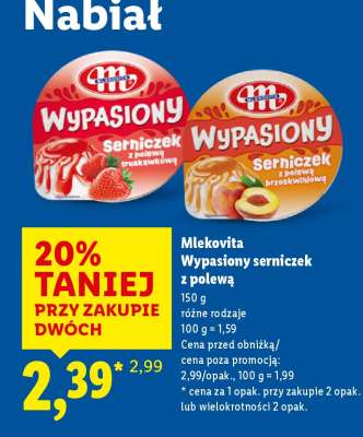 MLEKOVITA Wypasiony serniczek z polewą